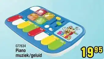 Piano muziek-geluid