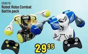 Happyland Robot robo combat battle pack aanbieding
