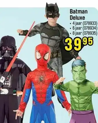 Happyland Batman deluxe aanbieding