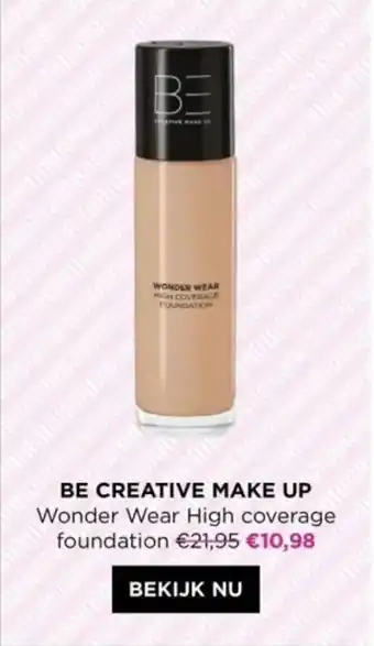 BE CREATIVE MAKE UP Wonder Wear High mu foundation