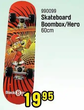 Happyland Skateboard boombox-hero aanbieding