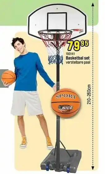 Happyland Basketbal set aanbieding