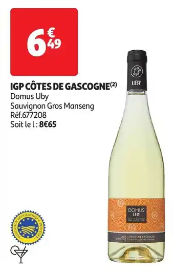 Auchan IGP CÔTES DE GASCOGNE aanbieding