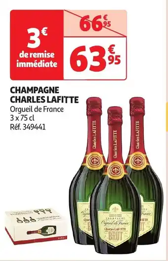 Auchan CHAMPAGNE CHARLES LAFITTE aanbieding