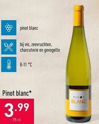 ALDI Pinot blanc aanbieding