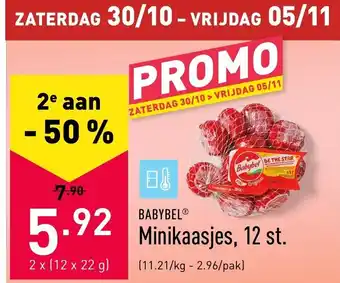 ALDI Babybel Minikaasjes, 12st. aanbieding