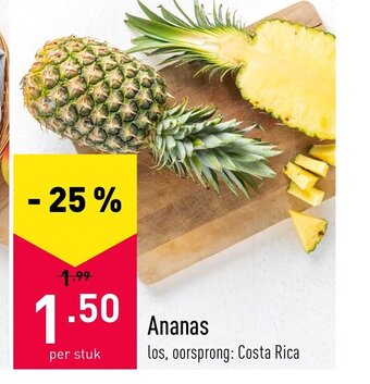 ALDI Ananas per stuk aanbieding