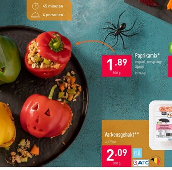 ALDI Paprikamix 500g aanbieding