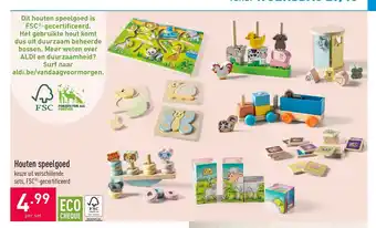 ALDI Houten Speelgoed per set aanbieding