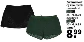 Wibra Zwemshort of zwemrok aanbieding