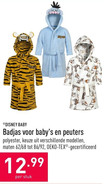 ALDI Badjas voor baby's en peuters aanbieding