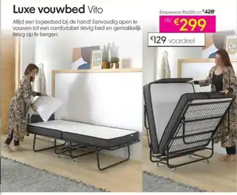 Sleepworld Luxe vouwbed Vito aanbieding