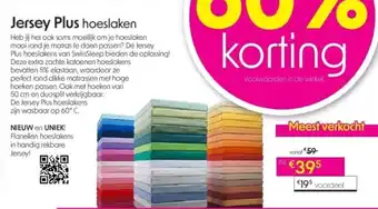 Sleepworld Jersey Plus hoeslaken aanbieding