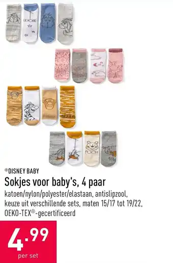 Sokjes voor baby's, 4 paar