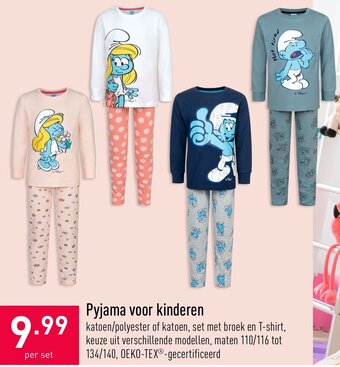 ALDI Pyjama voor kinderen aanbieding