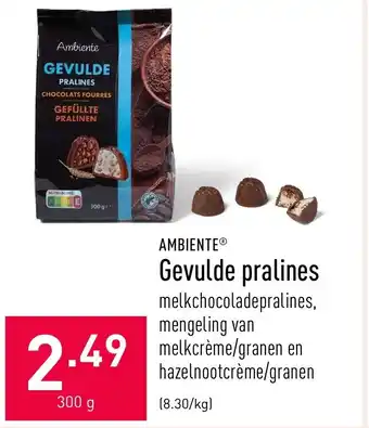 ALDI Gevulde pralines 300g aanbieding