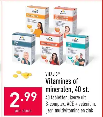 Vitamines of mineralen, 40 st.