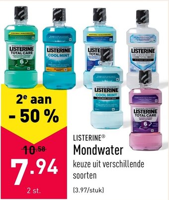 ALDI Mondwater aanbieding