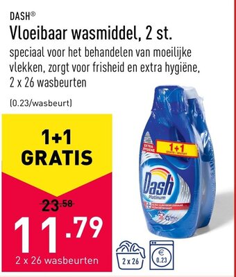 ALDI Vloeibaar wasmiddel, 2 st. aanbieding