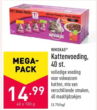ALDI Kattenvoeding, 40 st. 40 x 100g aanbieding