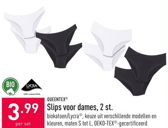 ALDI Slips voor dames, 2 st. aanbieding