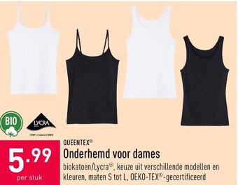 ALDI Onderhemd voor dames aanbieding