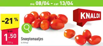ALDI Snoeptomaatjes 250g aanbieding