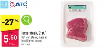 lerse steak, 2 x 150g