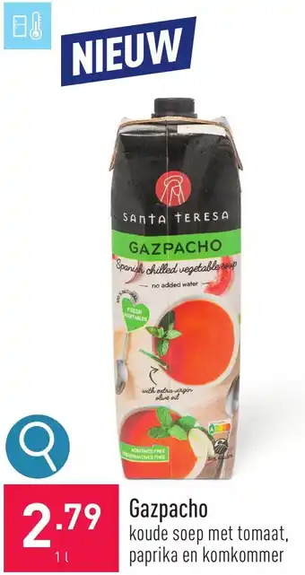 ALDI Gazpacho 1L aanbieding