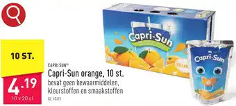 ALDI Capri-Sun orange, 10 x 20 cl aanbieding