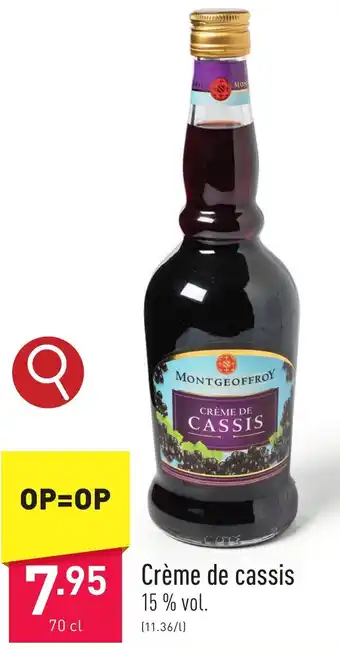 Crème de cassis 70 cl