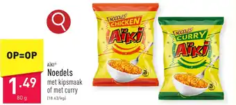 ALDI AÏKI Noedels 80g aanbieding