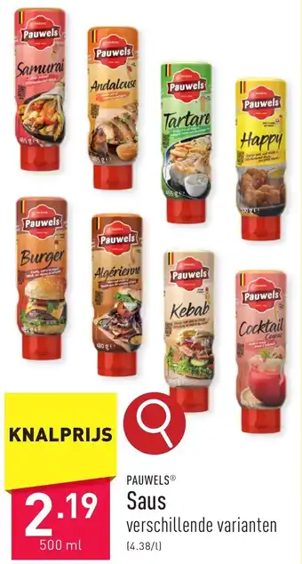 PAUWELS Saus 500ml