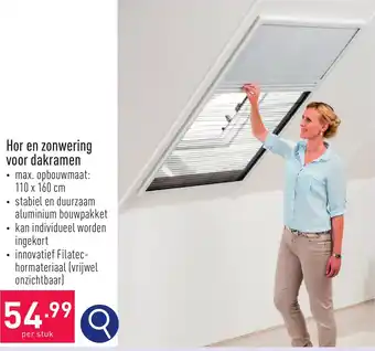 Hor en zonwering voor dakramen