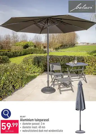 ALDI BELAVI Aluminium tuinparasol aanbieding