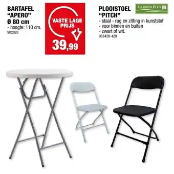 Hubo BARTAFEL “APERO” Ø 80 cm aanbieding