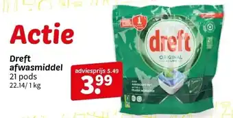 Wibra Dreft afwasmiddel aanbieding