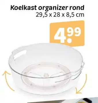 Wibra Koelkast organizer rond aanbieding