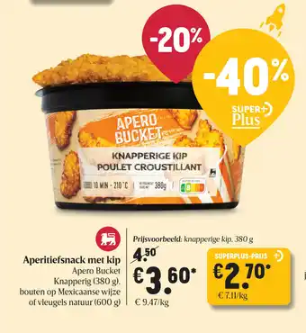 Delhaize Aperitiefsnack met kip aanbieding