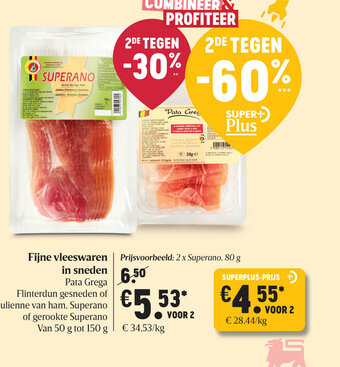 Delhaize Fijne vleeswaren in sneden aanbieding