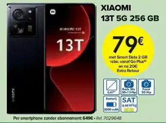 Carrefour XIAOMI 13T 5G 256GB aanbieding