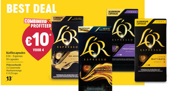 Delhaize Koffiecapsules aanbieding