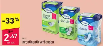 ALDI TENA Incontinentieverbanden aanbieding