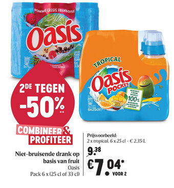 Delhaize Niet-bruisende drank op basis van fruit aanbieding