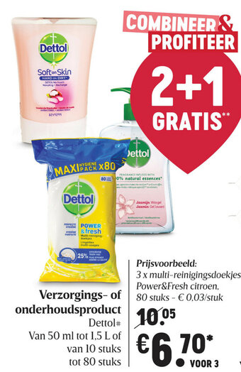 Delhaize Verzorgings- of onderhoudsproduct aanbieding
