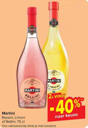 Martini Rossini, Limoni of Bellini, 75 cl