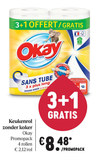 Delhaize Keukenrol zonder koker aanbieding