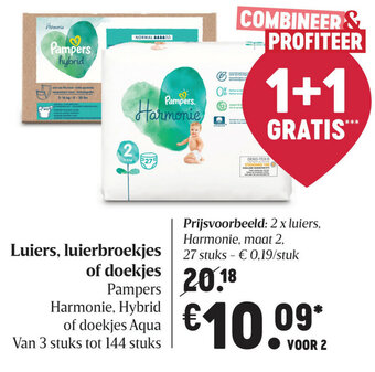 Delhaize Luiers, luierbroekjes of doekjes aanbieding