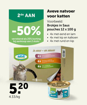 AVEVE Natvoer voor katten aanbieding
