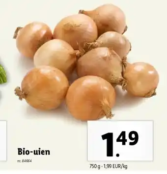 Lidl Bio-uien aanbieding